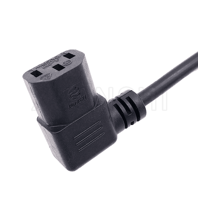 ângulo reto C13 conector IEC JL-38D