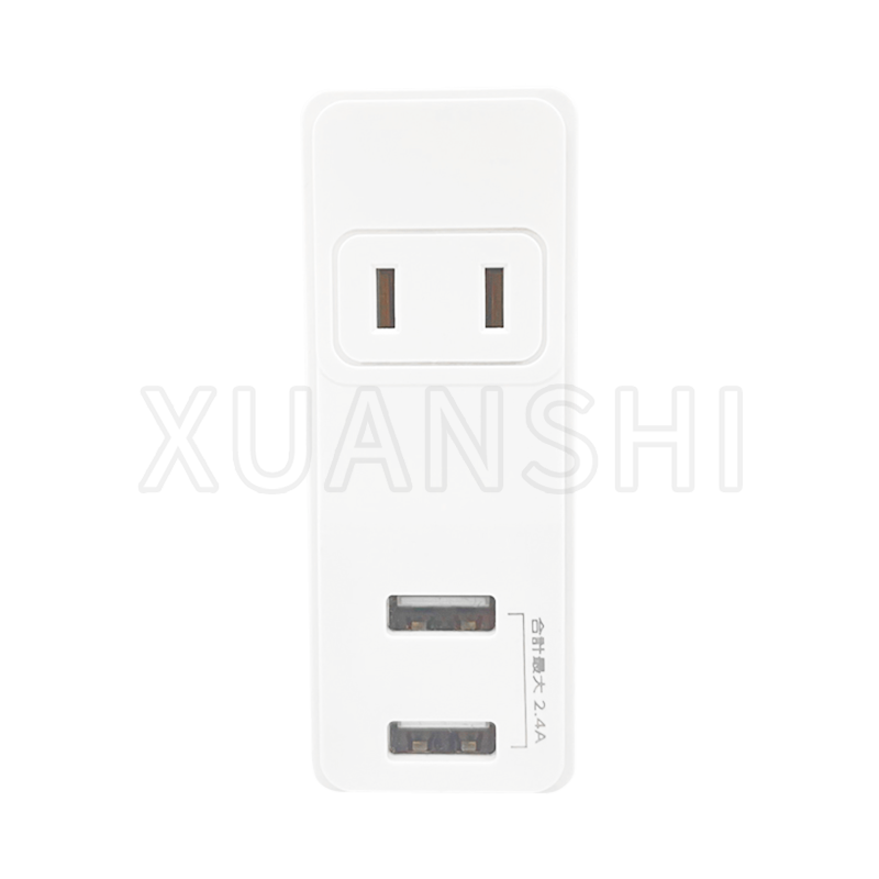 Soquete Japão com duas portas USB XS-ZHQP2U