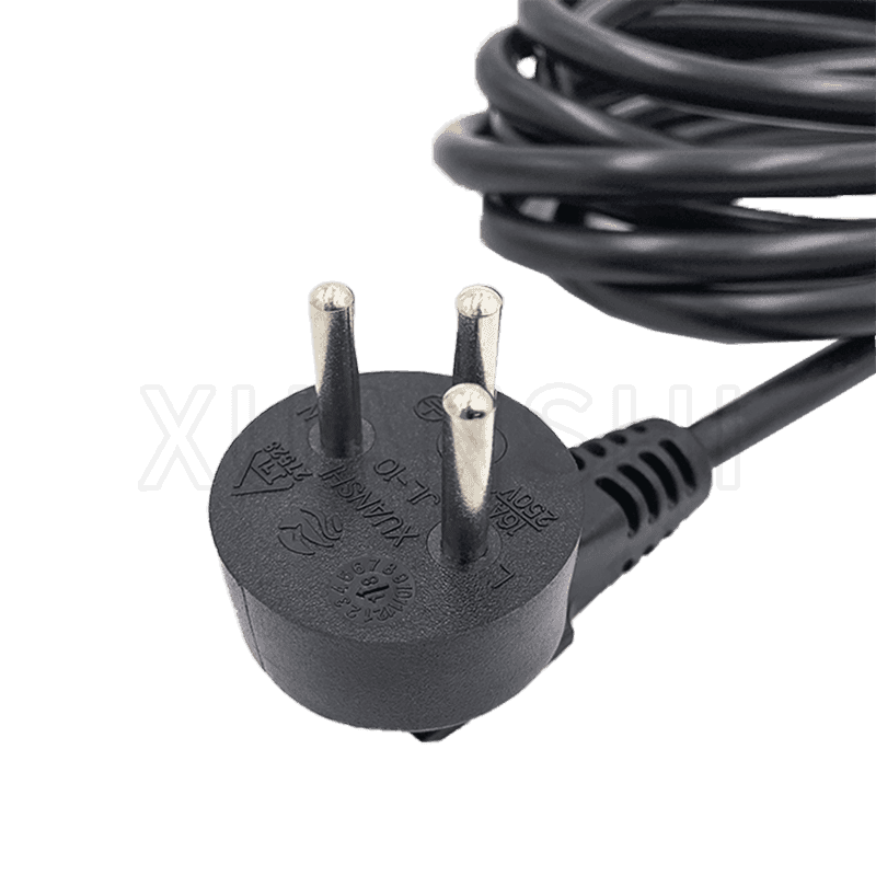 Cabo de alimentação Israel de 3 pinos com conector IEC C13 JL-10, JL-38C