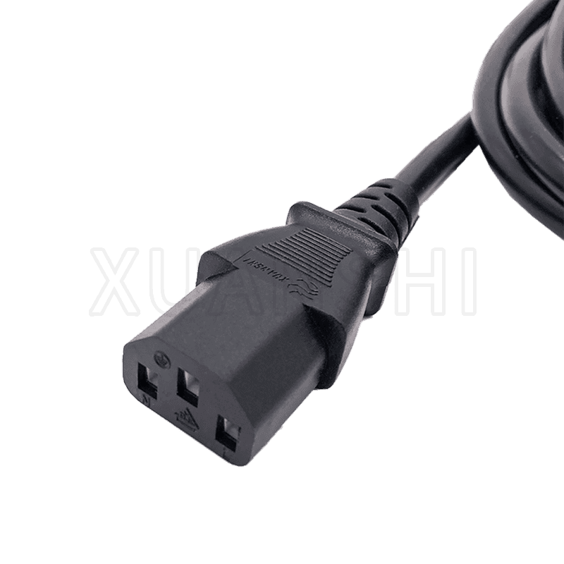 Cabo de alimentação Israel de 3 pinos com conector IEC C13 JL-10, JL-38C